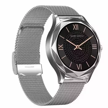 Smartwatch damski Garett Lady Ann RT srebrny,stalowy na bransolecie ⌚ (2).webp